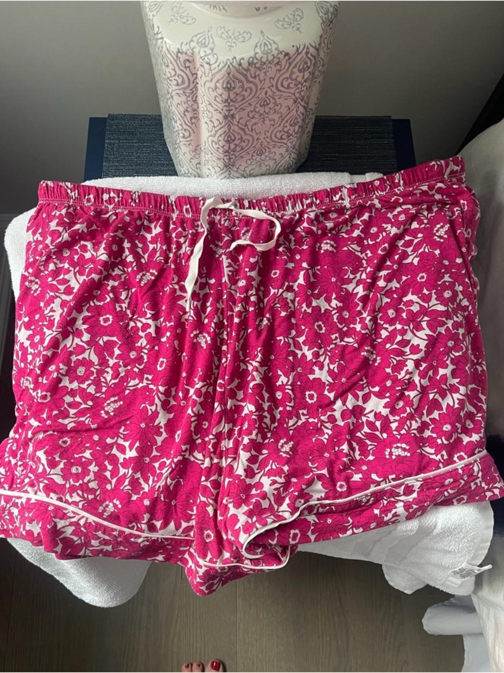 J.Crew Eco Dreamiest Pajama Set 2X Pink Floral Cotton Modal Lounge Sleep Set - Picture 5 of 6